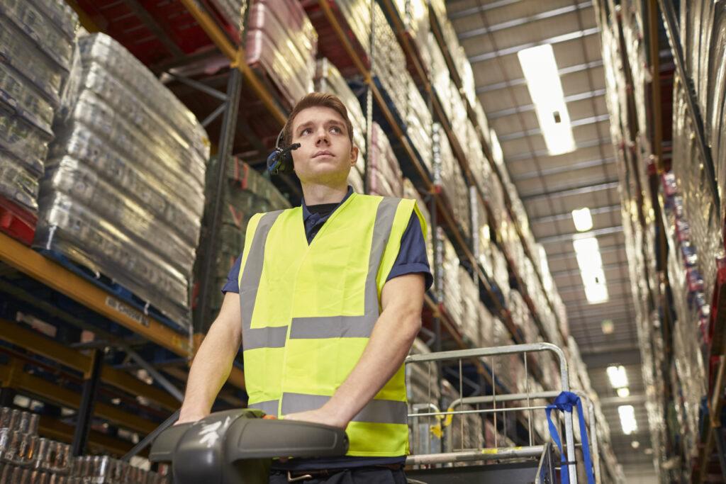 Voice-picking in a warehouse