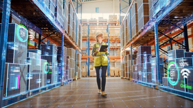 Warehouse management system dashboard