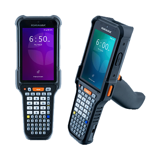 Datalogic Falcon X60 ja X65 kestävä käsipääte näppäimistöllä ja pistoolikahvalla