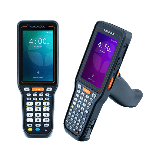 Datalogic Skorpio X40 ja X45 kevyt käsipääte näppäimistöllä